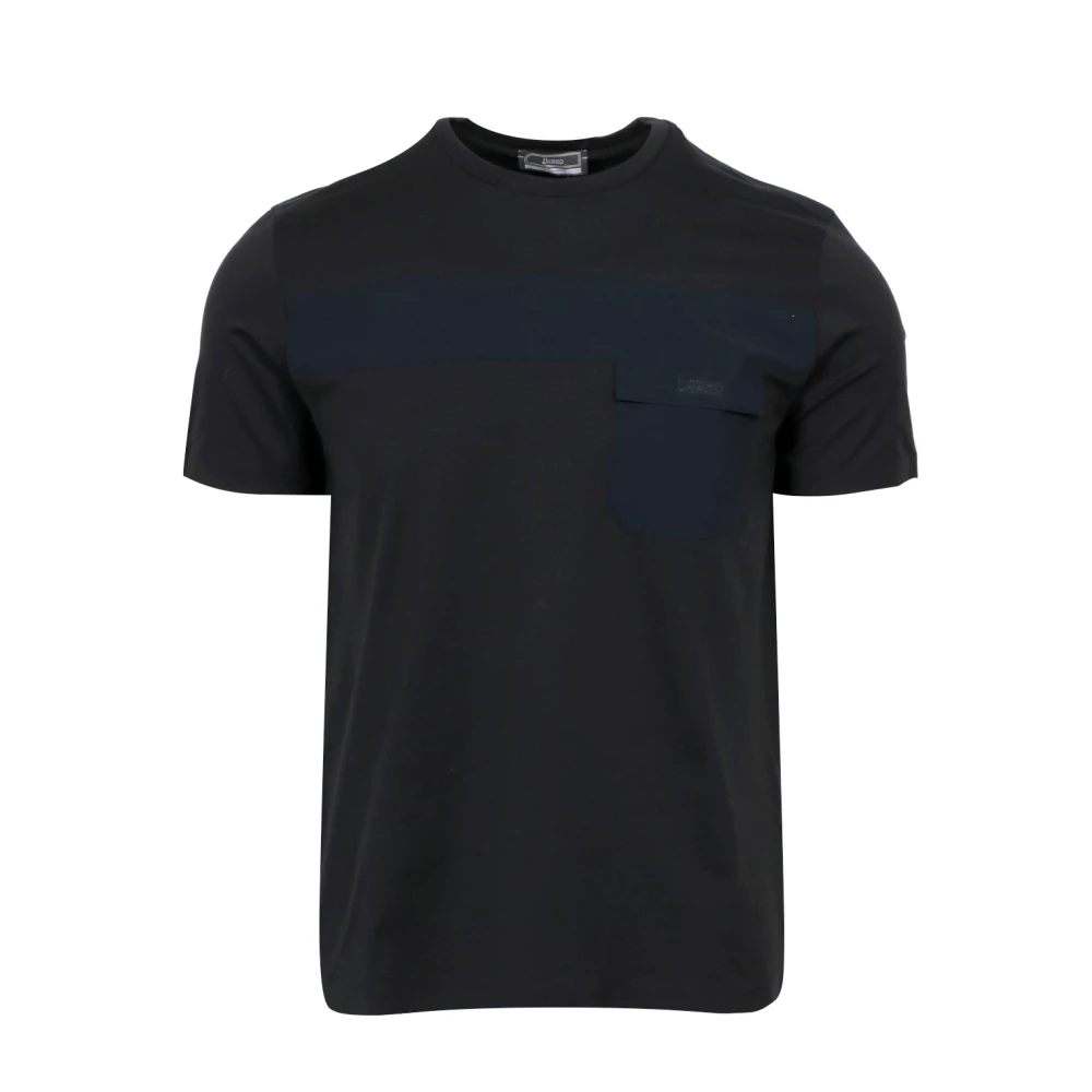 Herno - Tops > T-Shirts - Black - Herno - Modalova