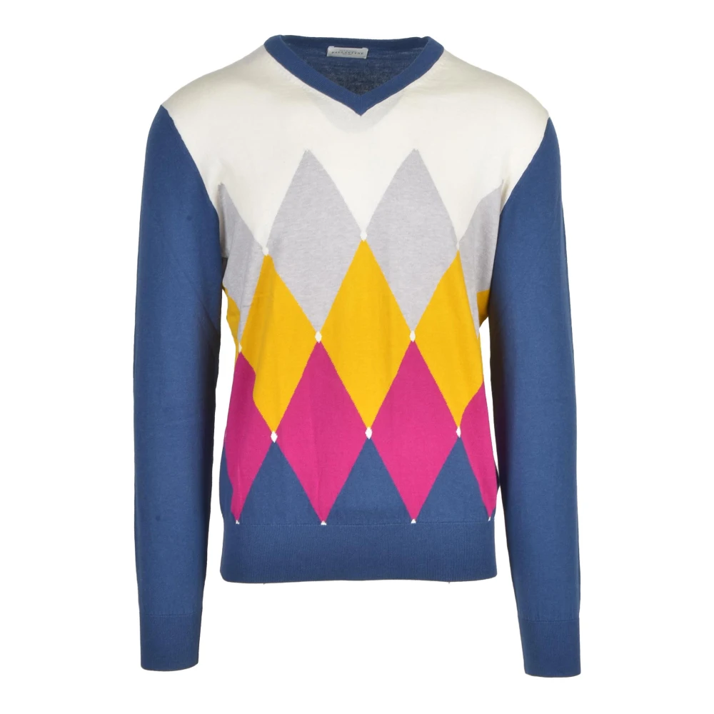 Ballantyne Katoen Kasjmier Trui Multicolor Heren