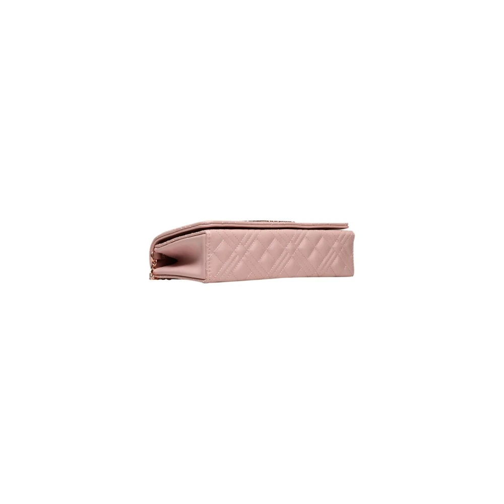 Love Moschino Schoudertas met Ketting en Logo Pink Dames