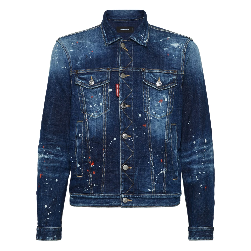 Jackets > Denim Jackets - - Dsquared2 - Modalova