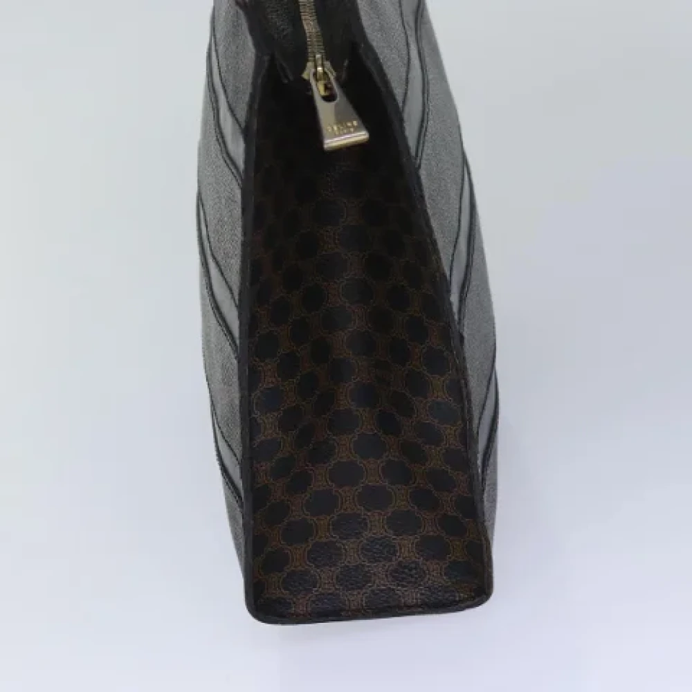 Celine Vintage Pre-owned Leather handbags Black Dames