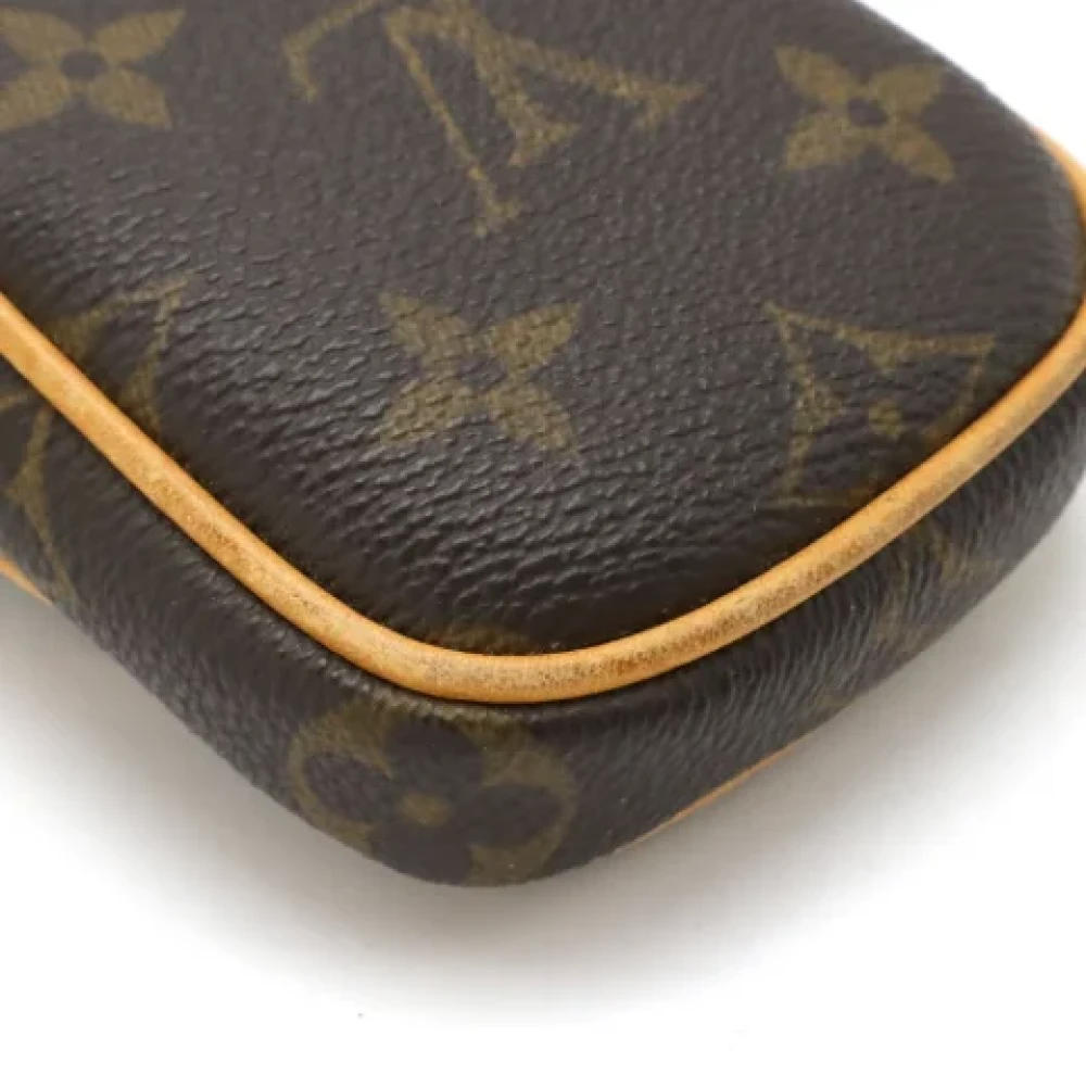 Louis Vuitton Vintage Pre-owned Canvas clutches Brown Dames