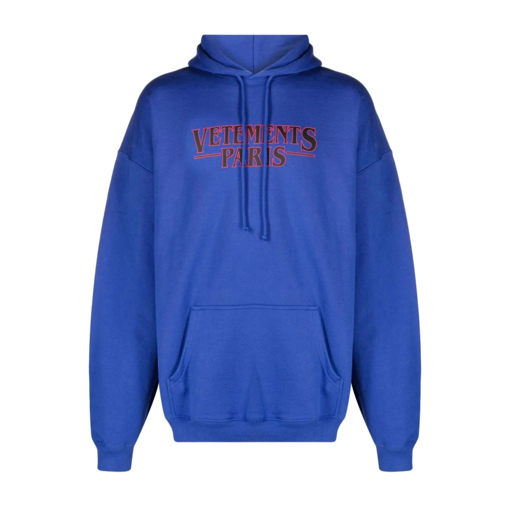 Vetements Blauwe Hoodie voor een stijlvolle look Blue Heren
