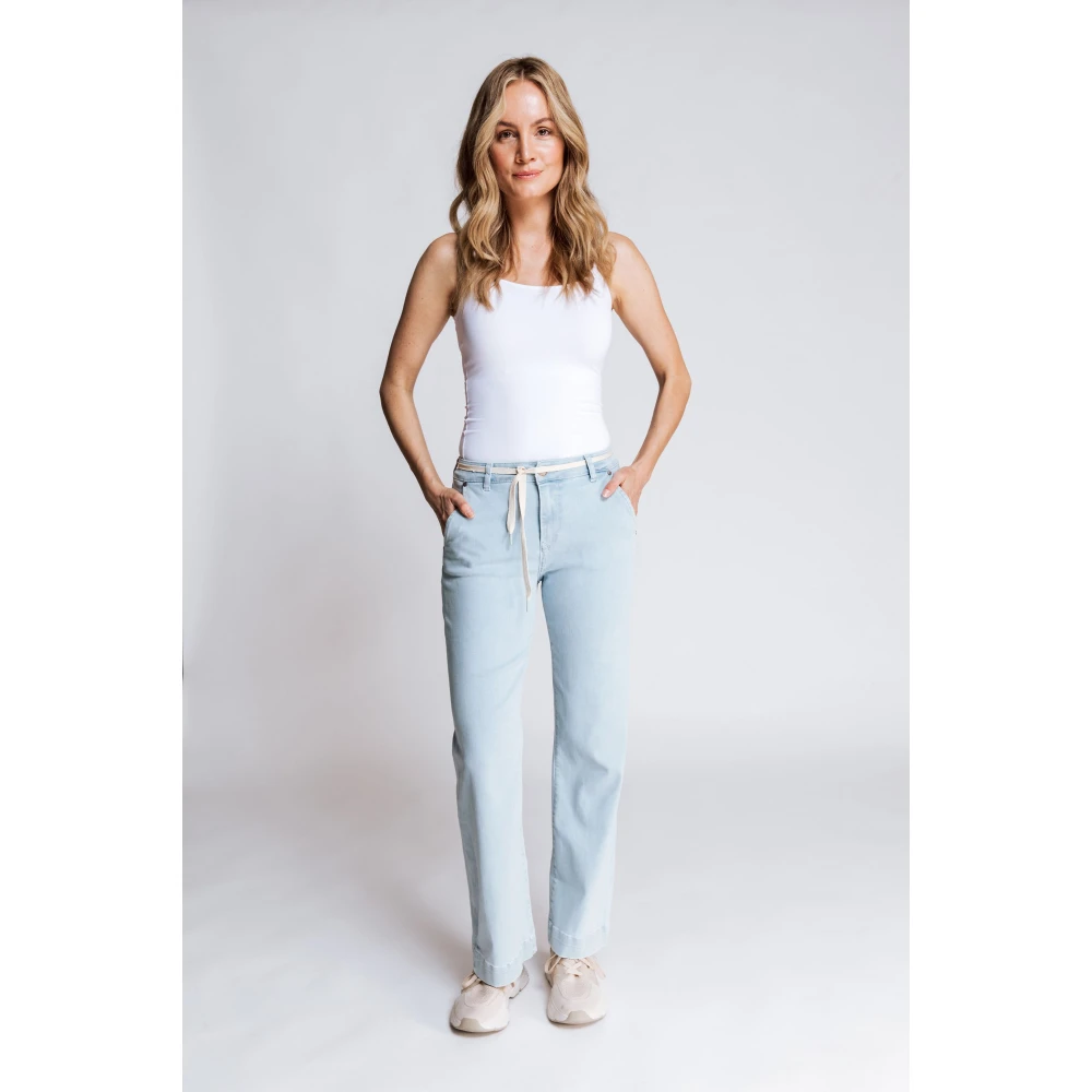 Zhrill Slim Fit Jeans Blauw Blue Dames