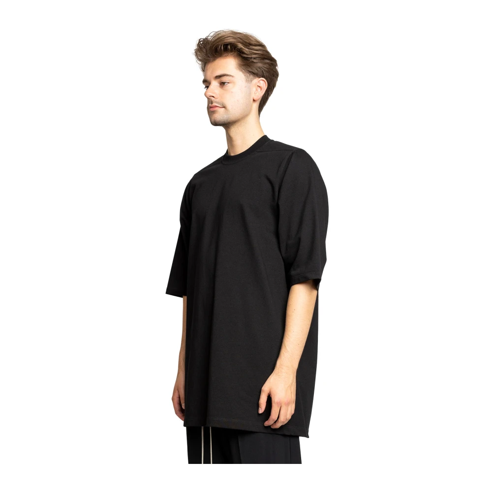Rick Owens Zwarte Oversized Jumbo T-Shirt Black Heren