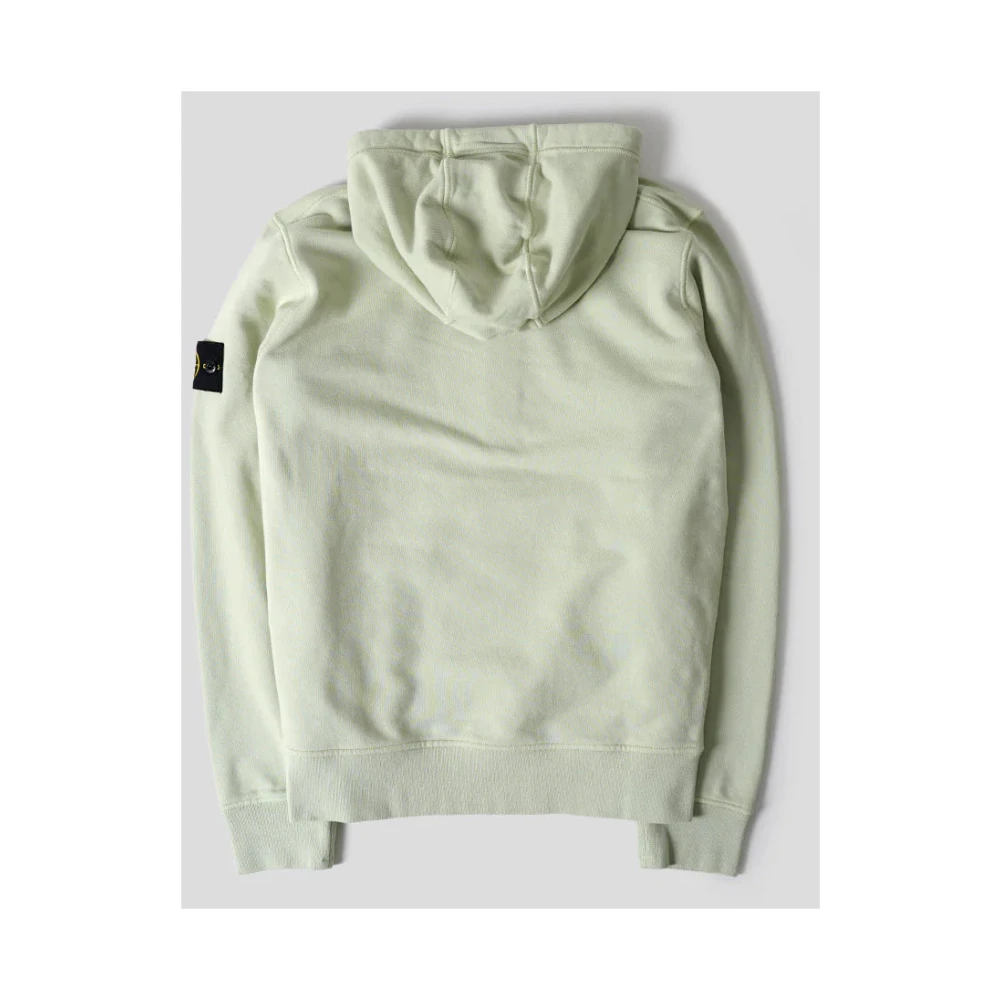 Stone Island Groene Pistache Hoodie Klassieke Stijl Green Heren
