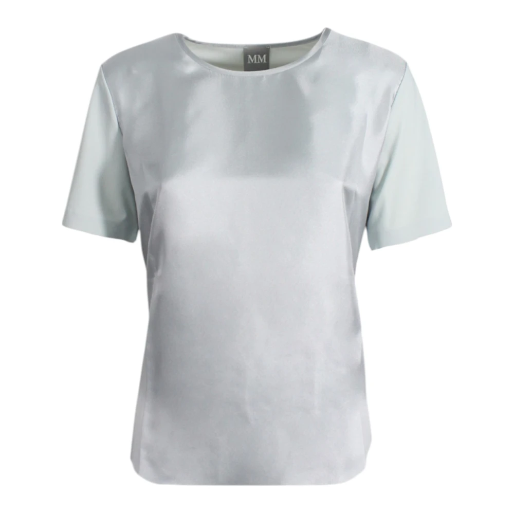 Max Mara - Tops > T-Shirts - Blue - Max Mara - Modalova