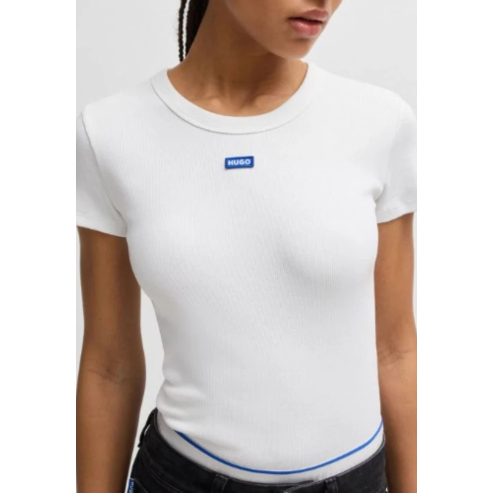 Hugo Boss Casual Dames Tee Easy Stijl White Dames