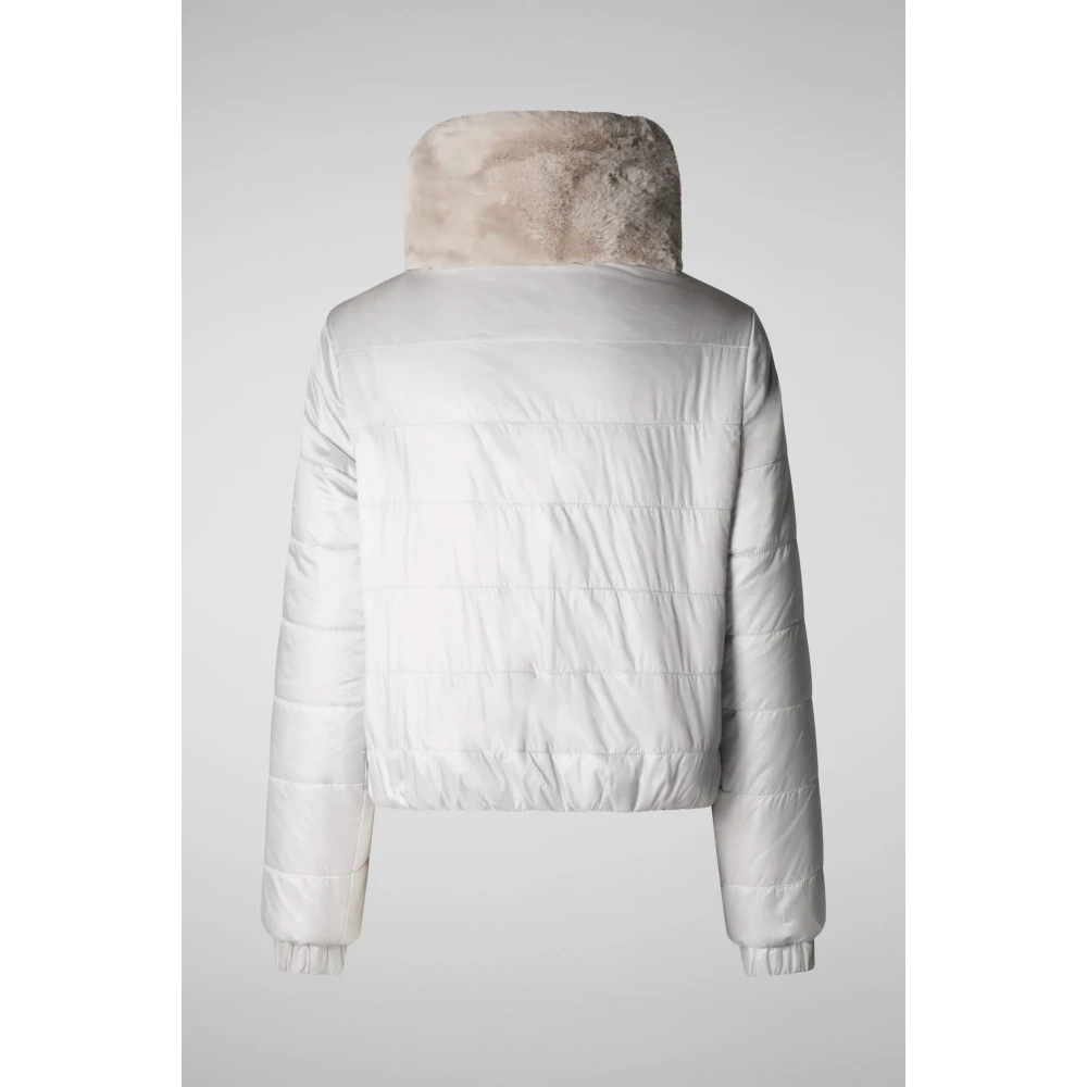 Save The Duck Faux Fur Jeon Jas Beige Dames