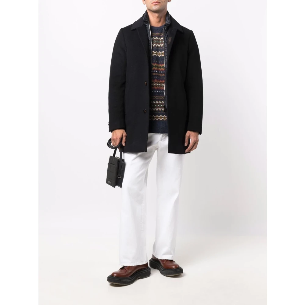 Moorer Navy Jassen Monferrato-Le U0497 Black Heren