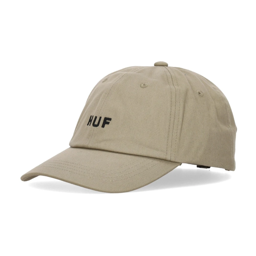 HUF Gebogen Klep Pet 6 Panel Hoed Beige Heren