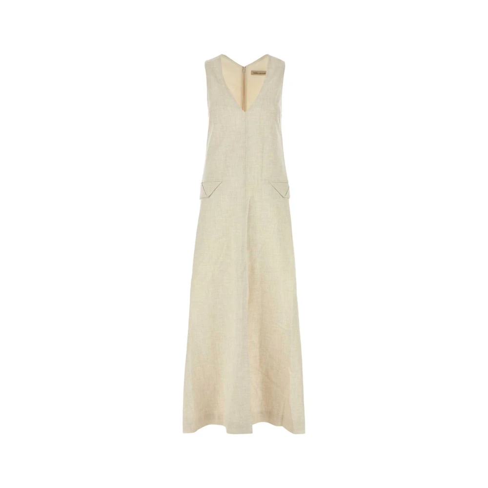 Camilla And Marc Beige Floris Maxi Dress - Female - Maxi Dresses - 2XS - Dresses