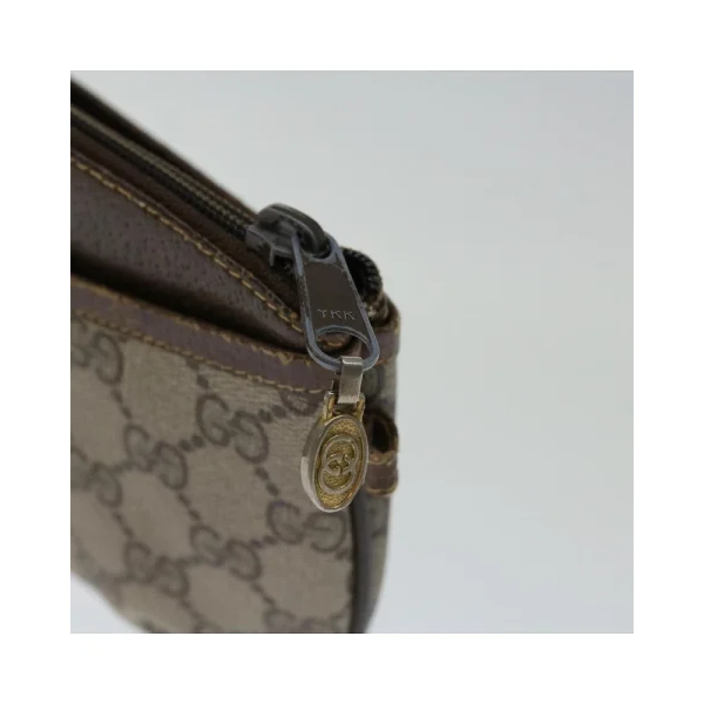 Gucci Vintage Pre-owned Canvas gucci-bags Beige Dames