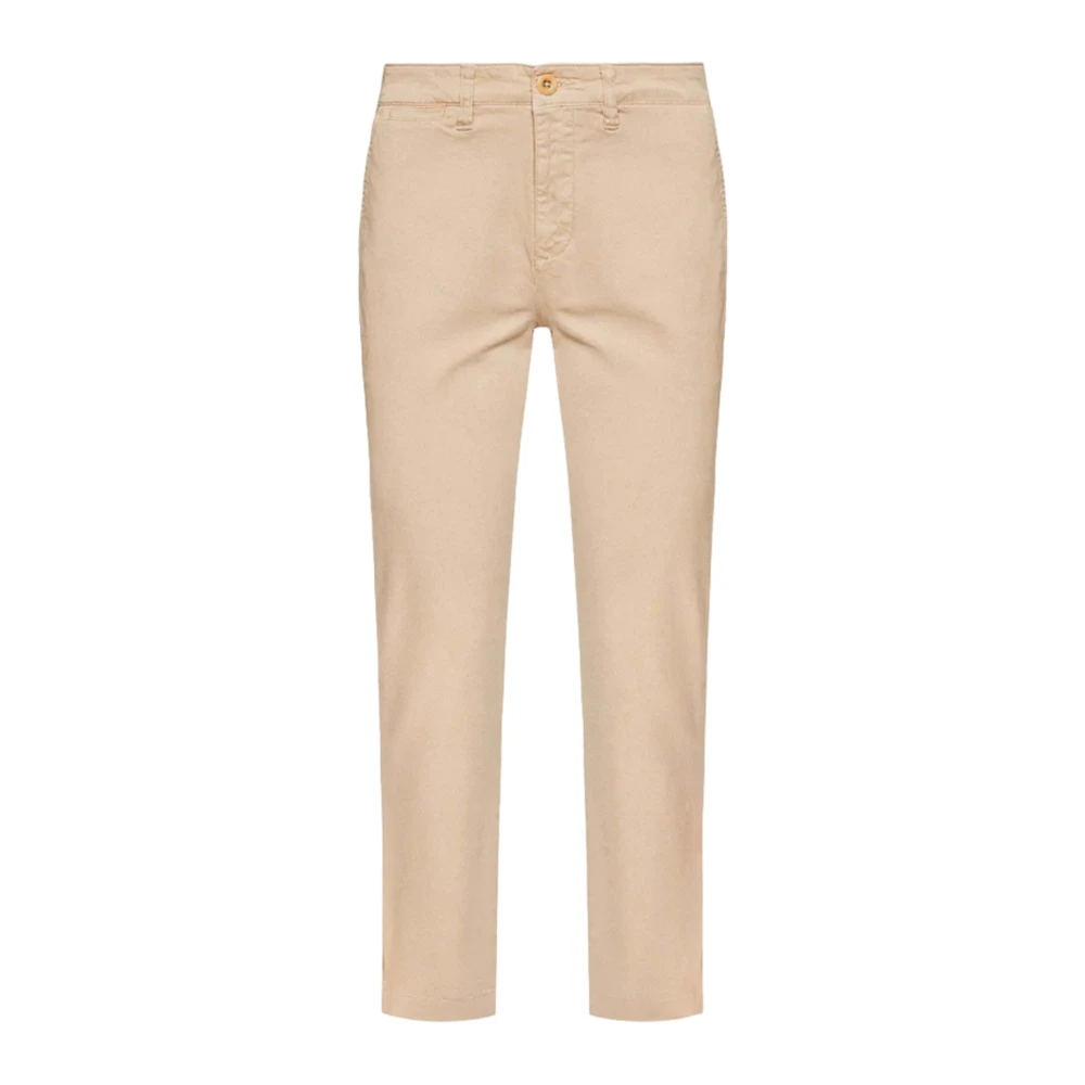 Ralph Lauren Beige Cropped Chino Trousers