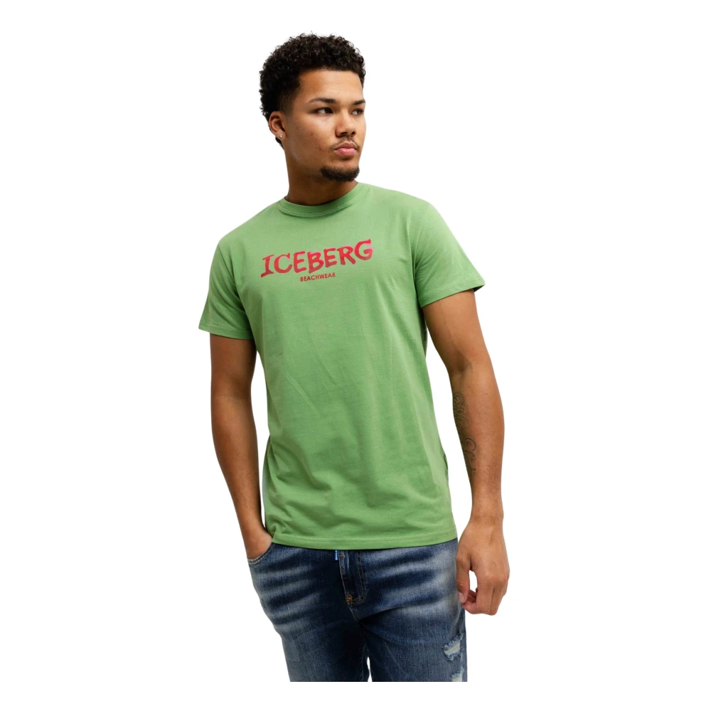Iceberg - Tops > T-Shirts - Green - Iceberg - Modalova