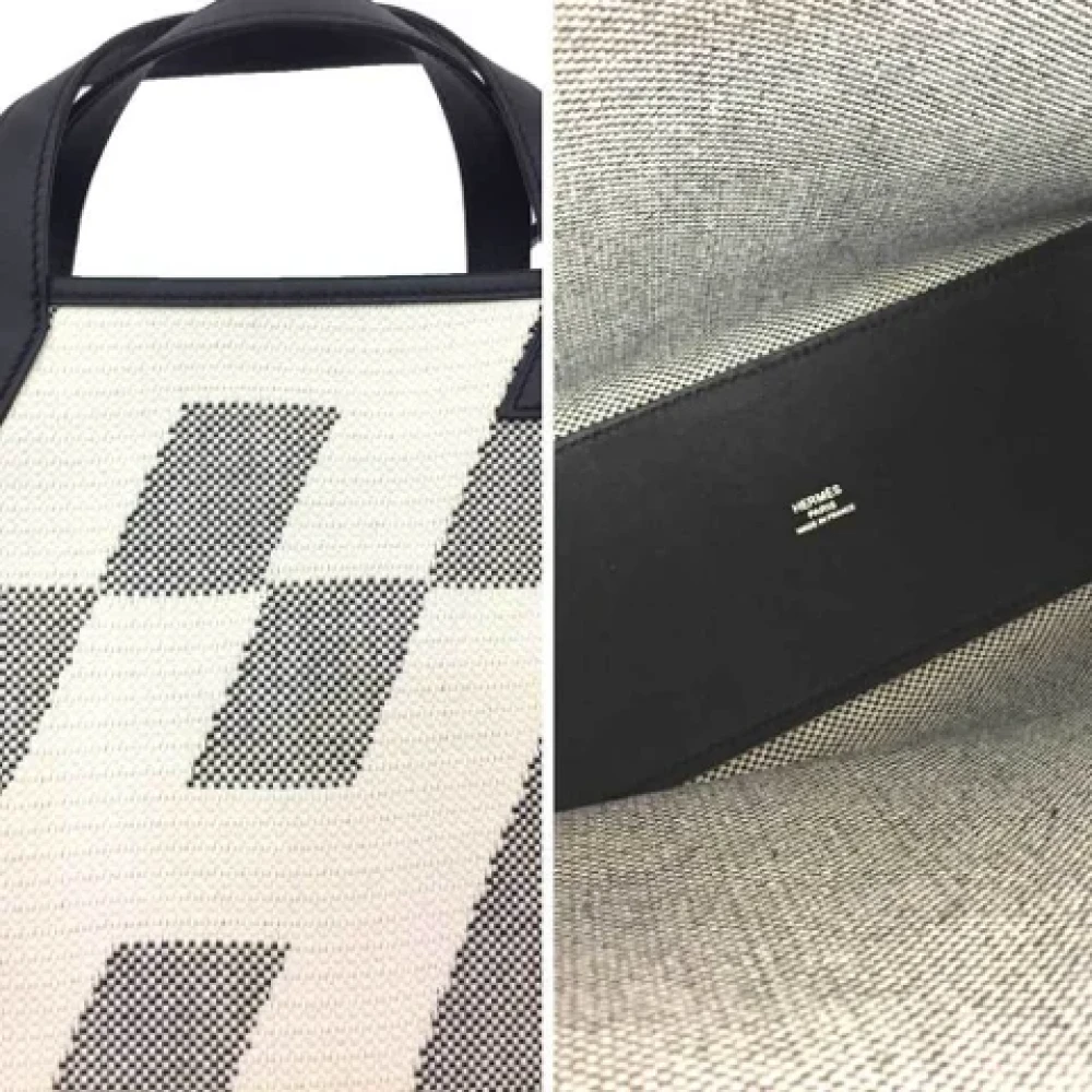 Hermès Vintage Pre-owned Canvas totes Beige Dames