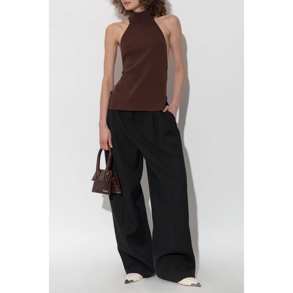 Cult Gaia Top Wake Brown Dames
