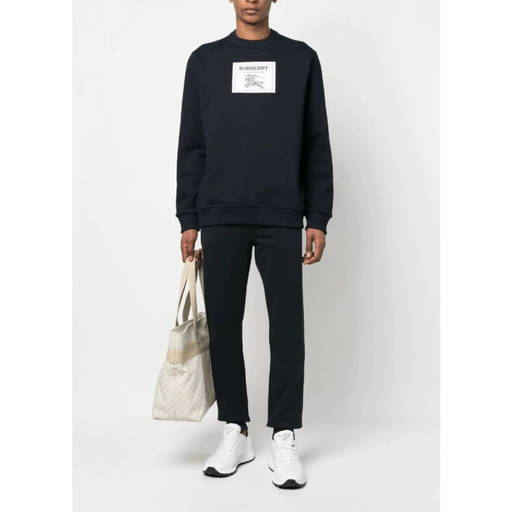 Dolce & Gabbana Navy Blauwe Trekkoord Trainingsbroek Blue Heren