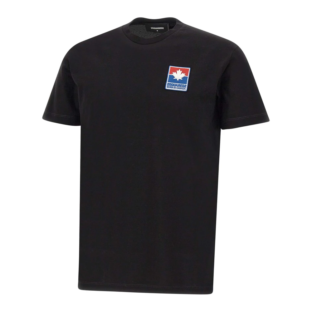 Dsquared2 Zwarte T-shirts en Polos Black Heren