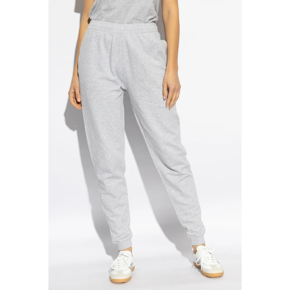 Maison Kitsuné Sweatpants met logo Gray Dames