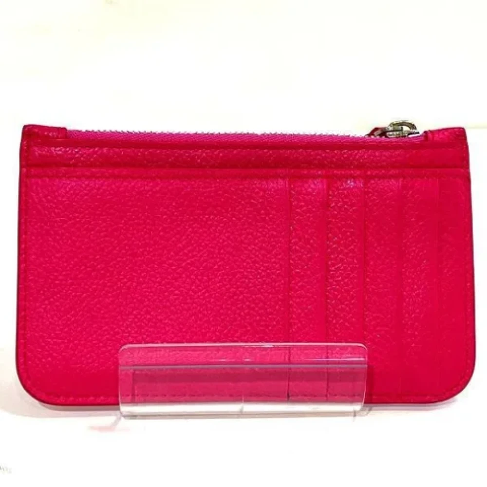 Balenciaga Vintage Pre-owned Leather wallets Pink Dames