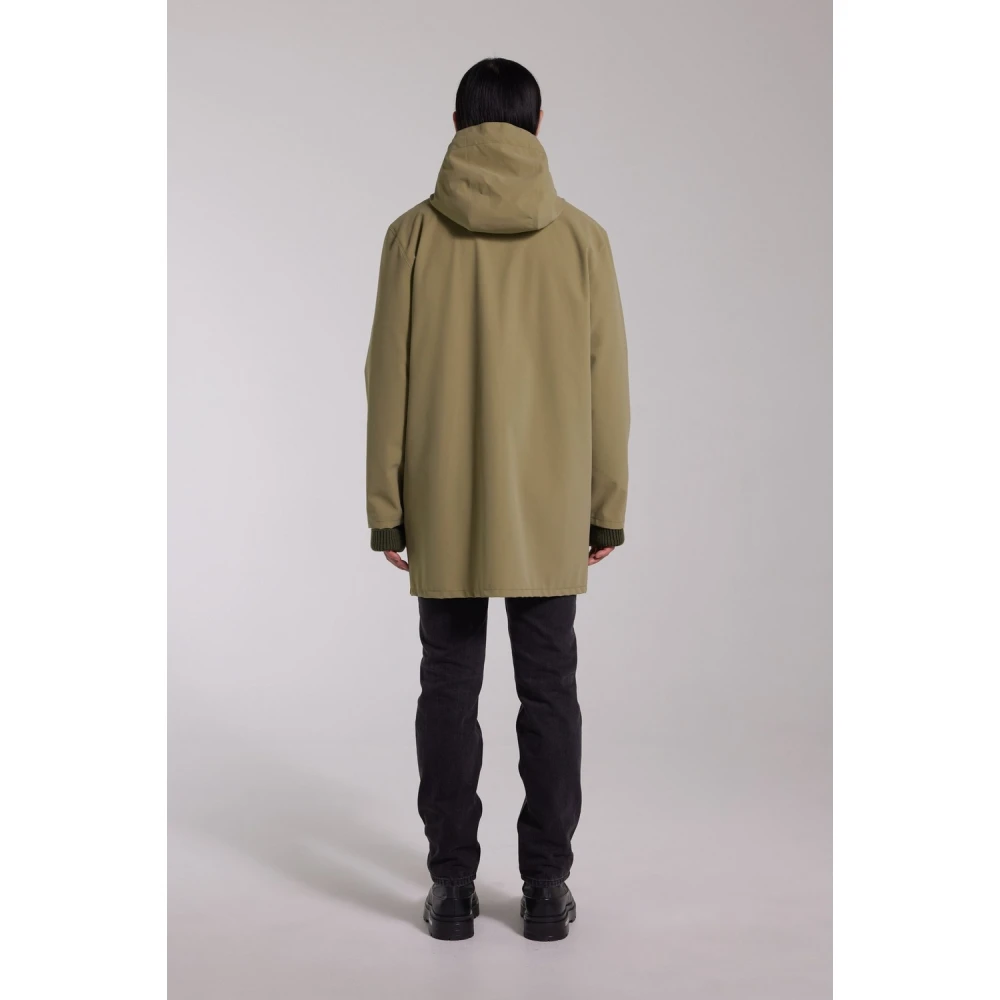 Stutterheim Lichtgewicht Rits Mat Regenjas Green Heren