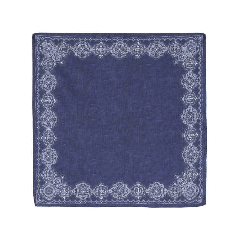 Lady Anne Silky Scarves Blue Heren