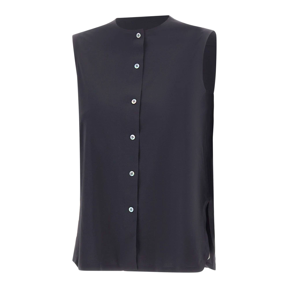 Rrd Women's Blue Shirts, M, Oxford Sleeveless Polo