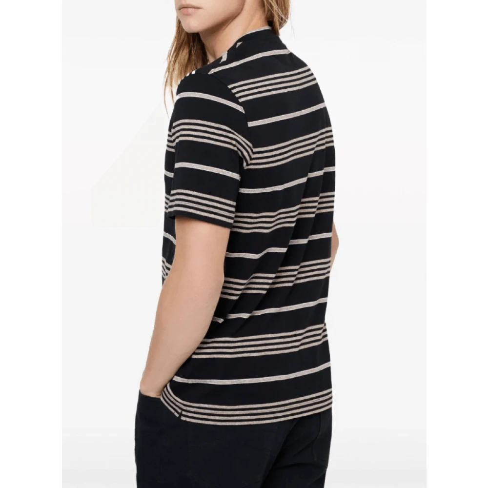 BRUNELLO CUCINELLI Gestreept Katoenen T-Shirt Multicolor Dames