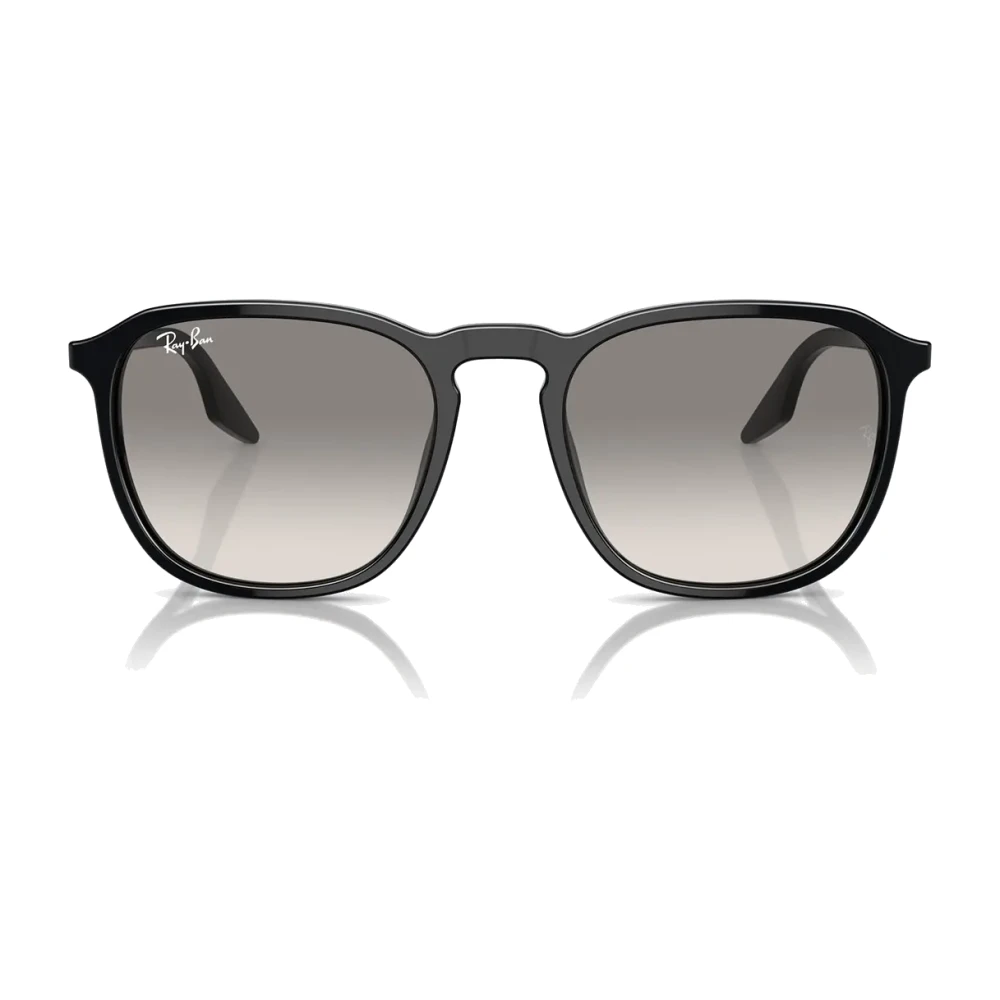 Ray-Ban Unisex Sunglass RB2203 - Frame color: Black, Lens color: Light Grey - Image 5