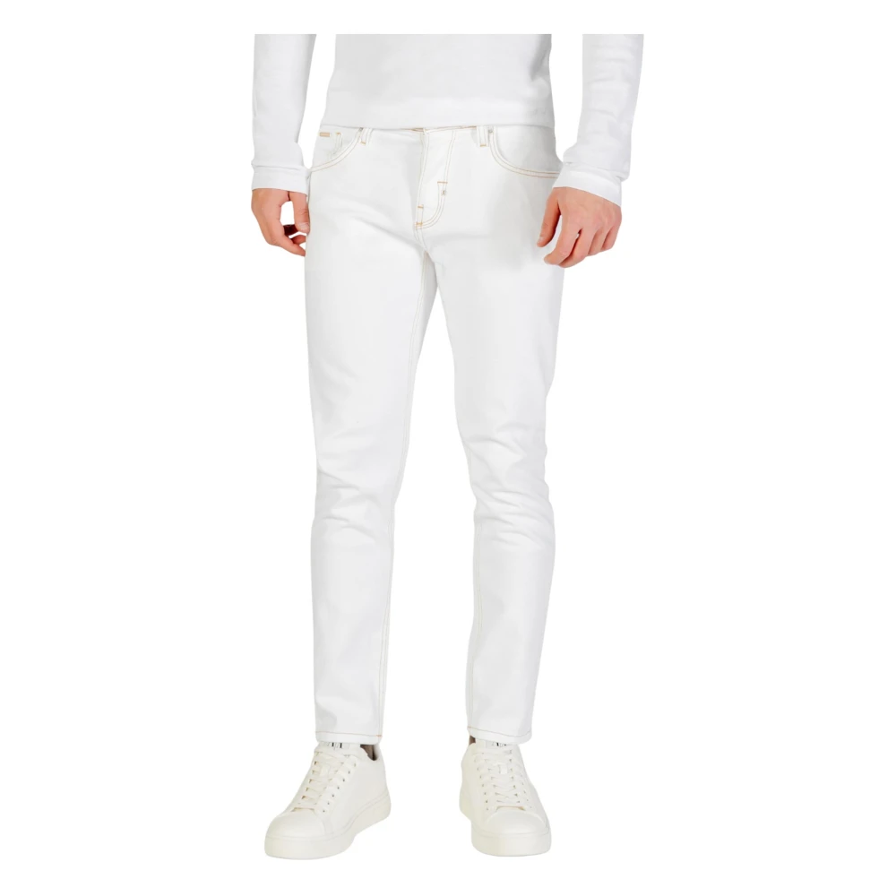 Antony Morato Men's White Skinny Fit Jeans, W38, Argon Slim Ankle Length Fit Jeans
