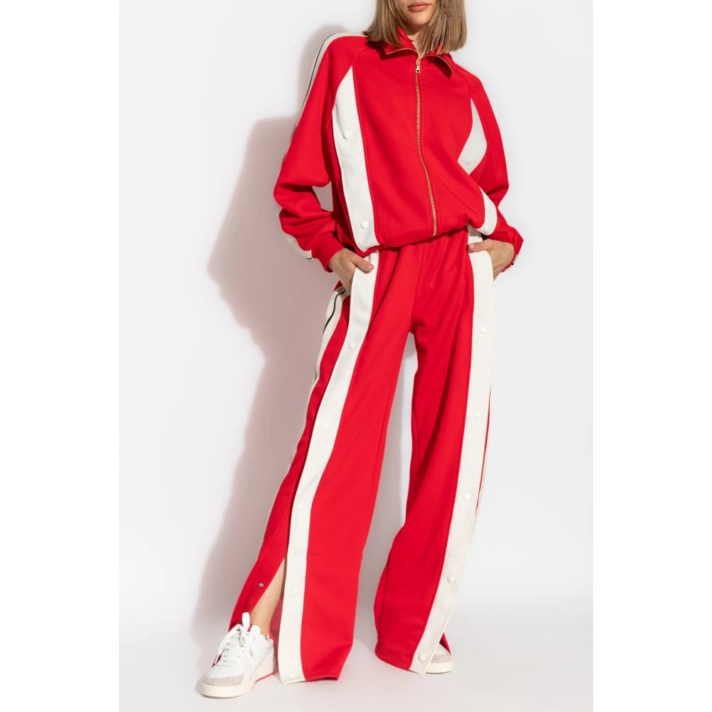 Palm Angels Sweatshirt met opstaande kraag Red Dames