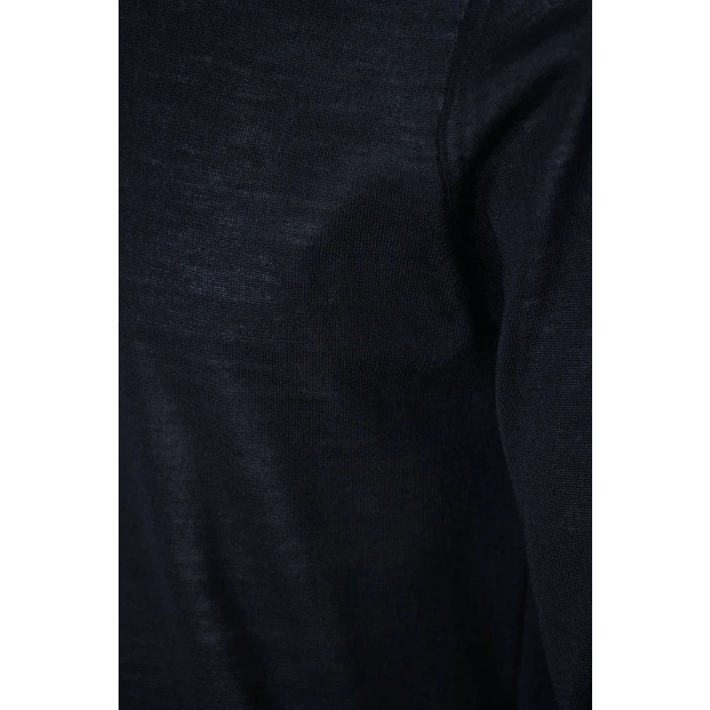 Kangra Zwarte T-shirts en Polos Black Heren