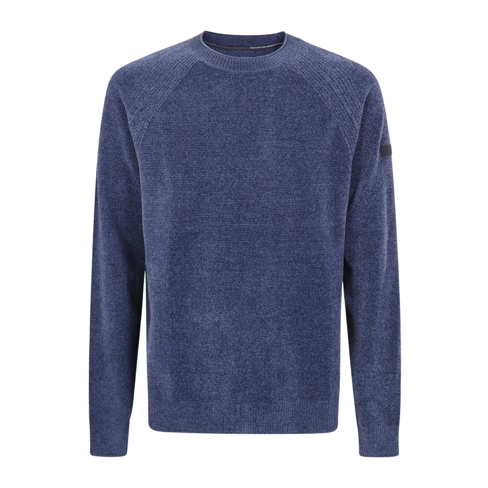Rrd Blå Velvet Round Knit