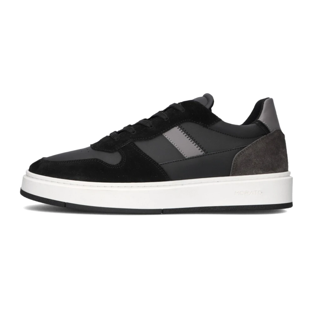 Antony Morato Mannelijk Zwart Schoenen Heren, 40 Eu, Leer, E Leren Lage Sneakers