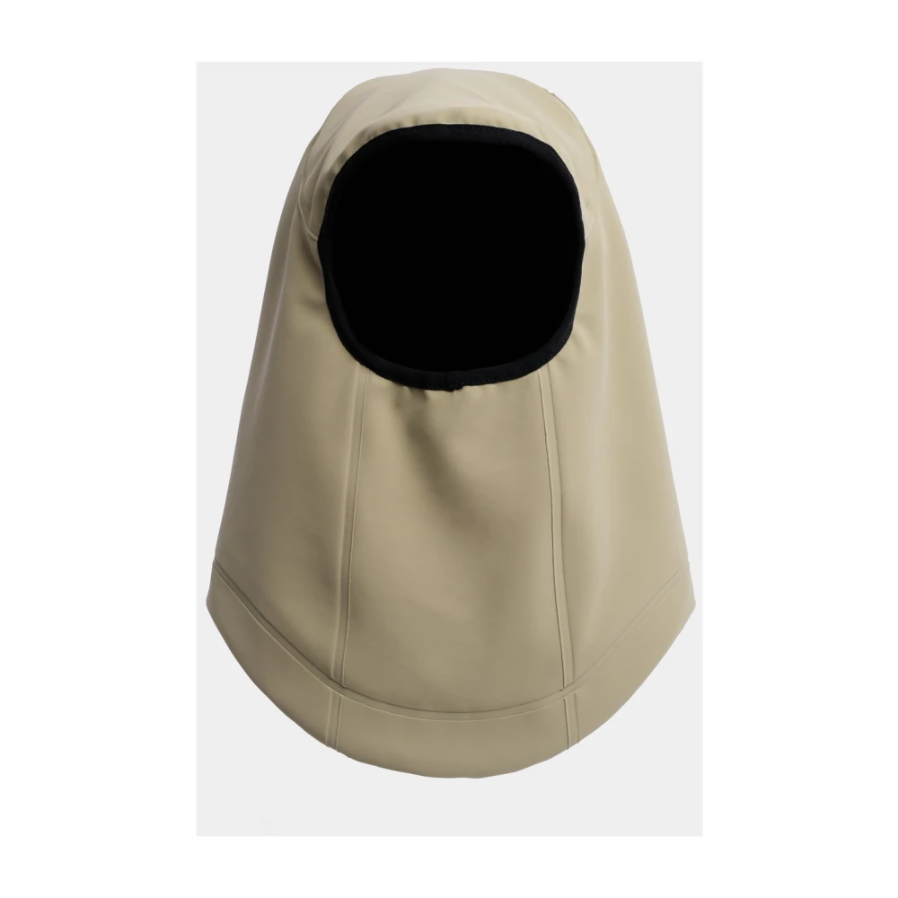 Stutterheim Waterdichte Ski Masker met Nep Bont Voering Green Unisex