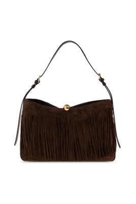Sfera Soft L Suede Bag