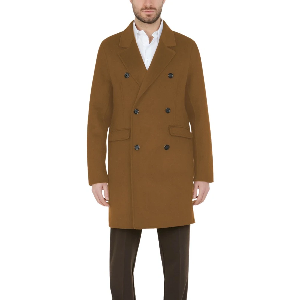 Coats > Double-Breasted Coats - - Paolo Pecora - Modalova