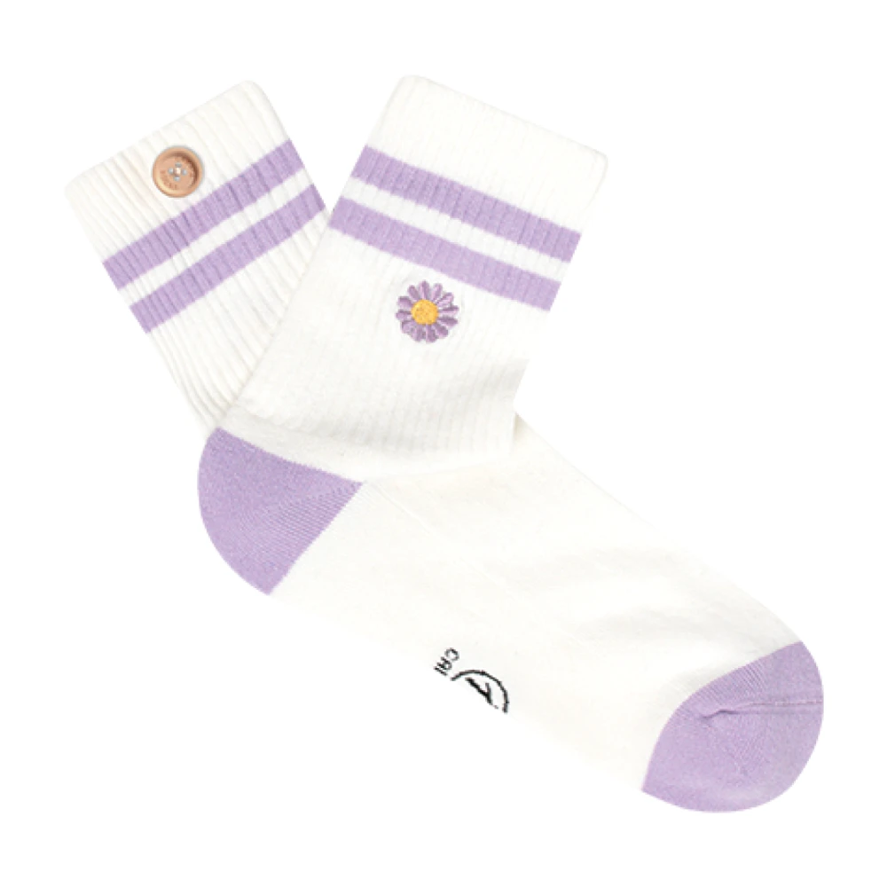 Cabaia Geknoopte Grappige Sokken Biologische Materialen Multicolor Dames