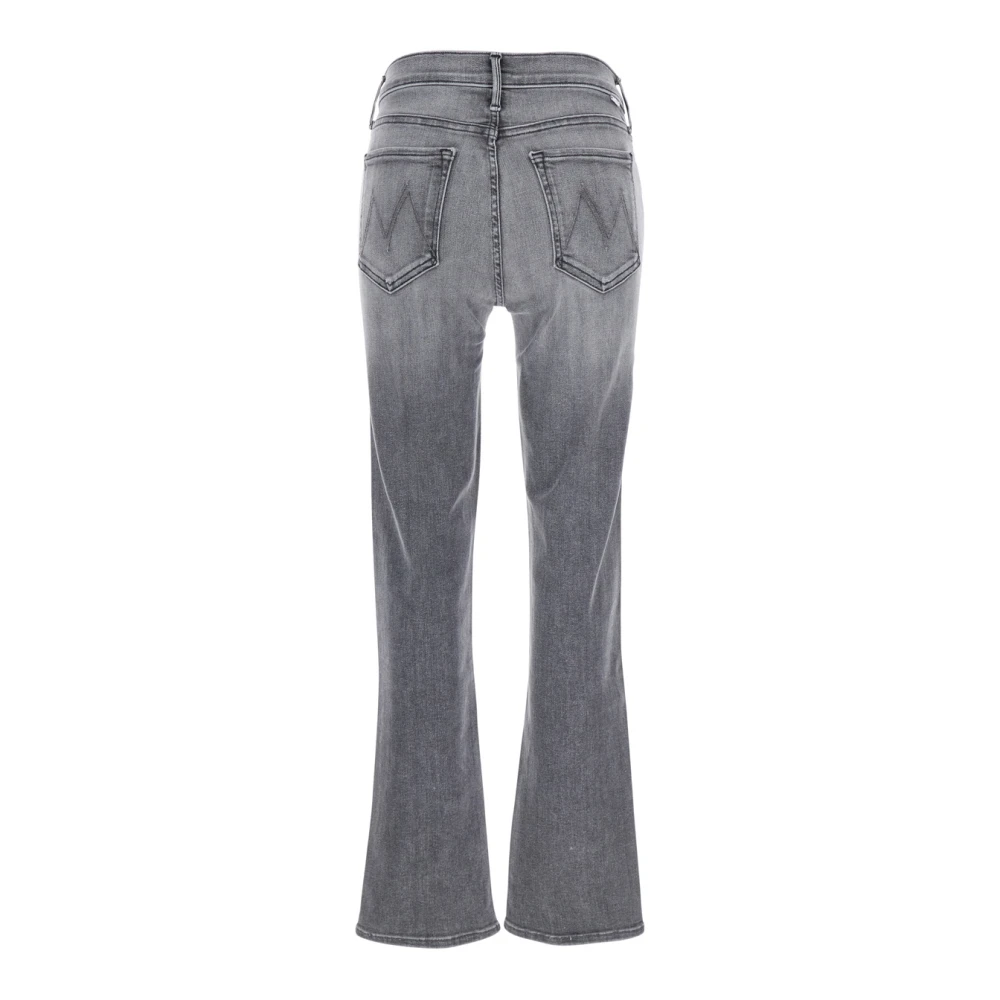 Mother Rascal Flood Boot-Cut Jeans Grijs Gray Dames