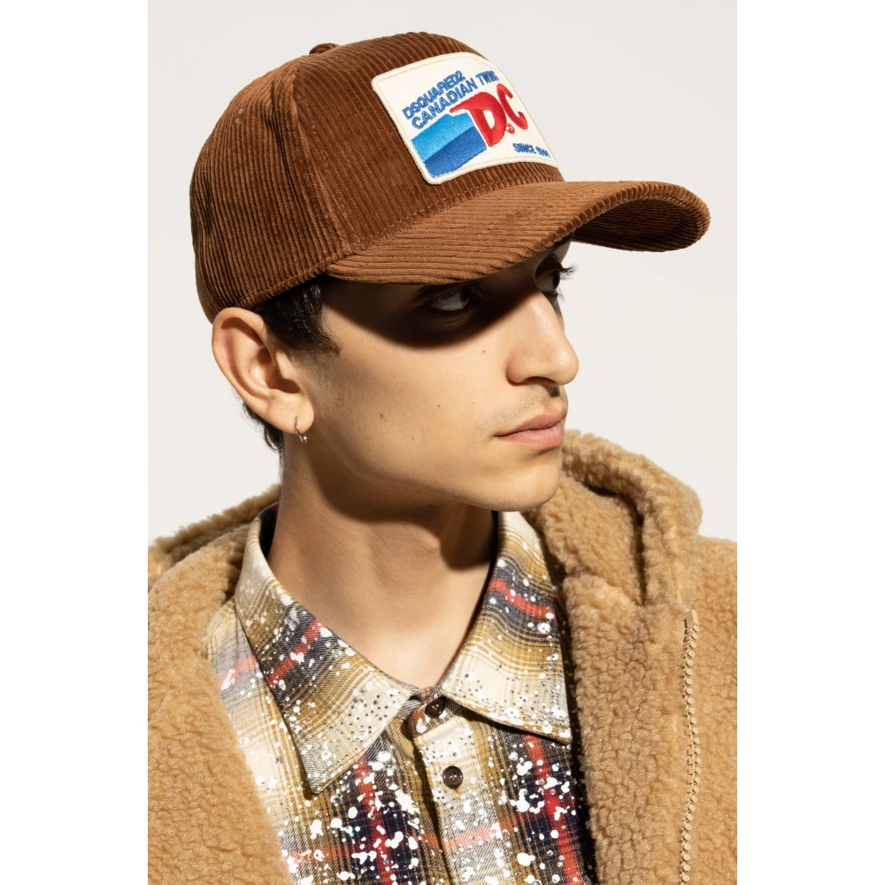Dsquared2 Baseball Cap Brown Heren