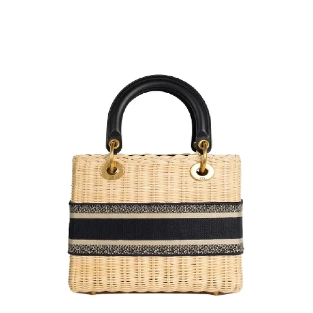 Dior Vintage Pre-owned Canvas dior-bags Beige Dames