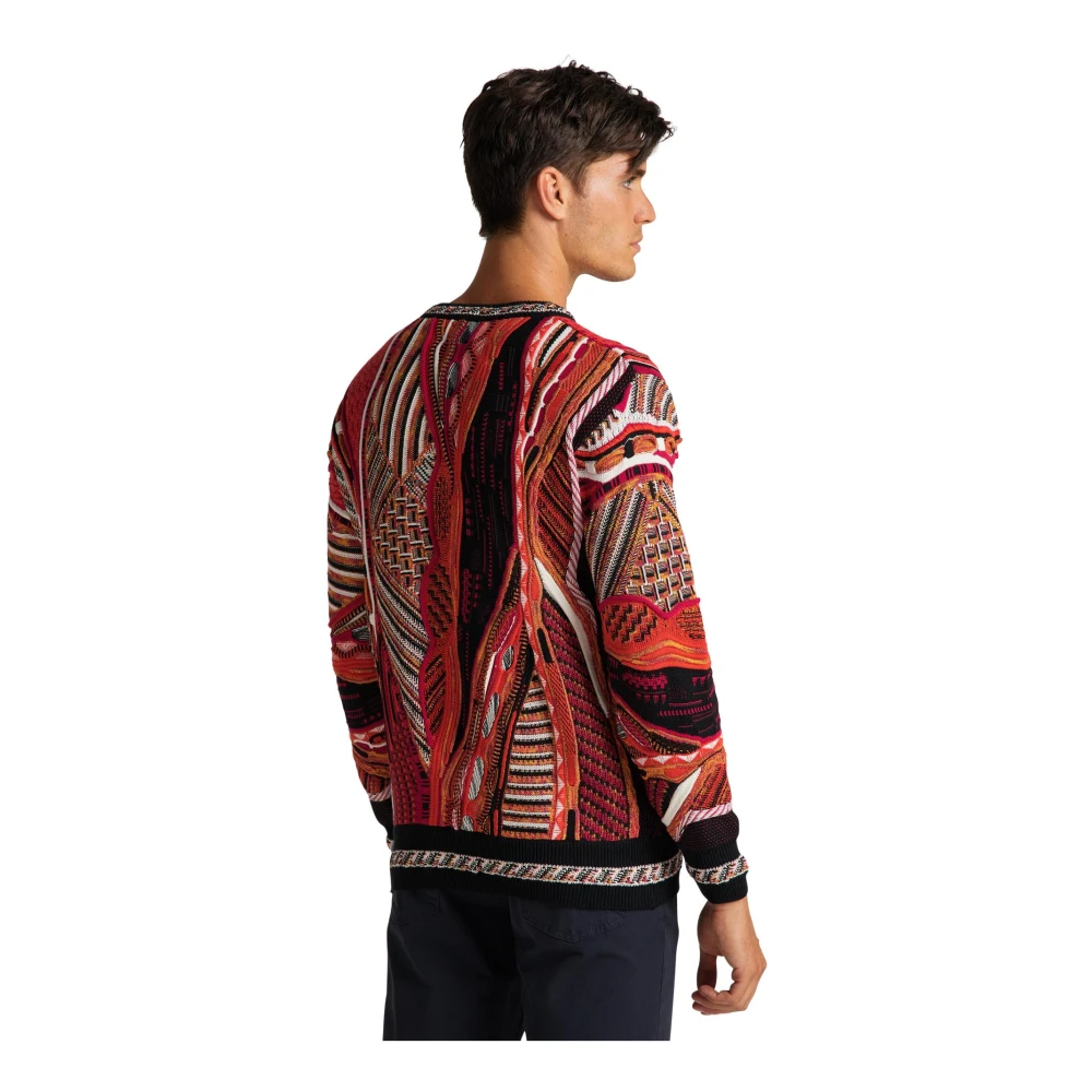 carlo colucci Moderne Gebreide Trui Corisell Multicolor Heren