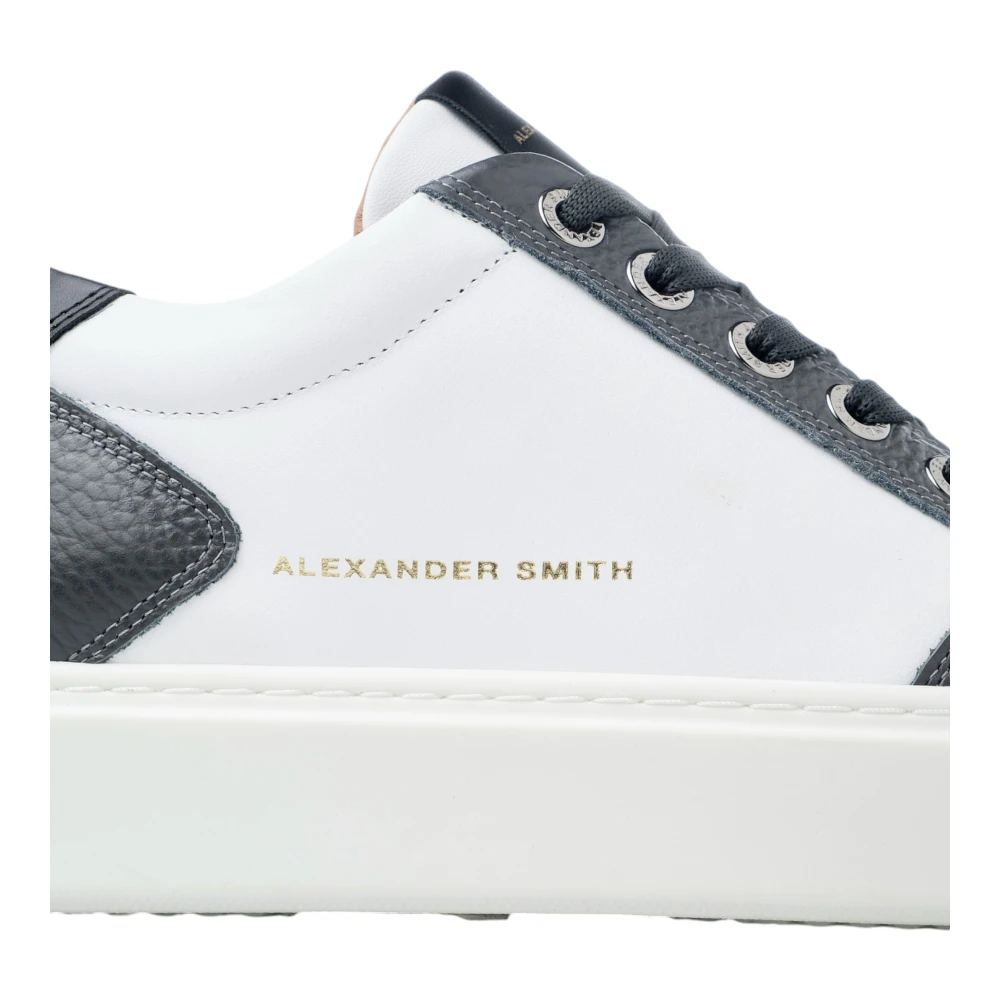 Alexander Smith Grijs Wit Bond Man Sneaker White Heren