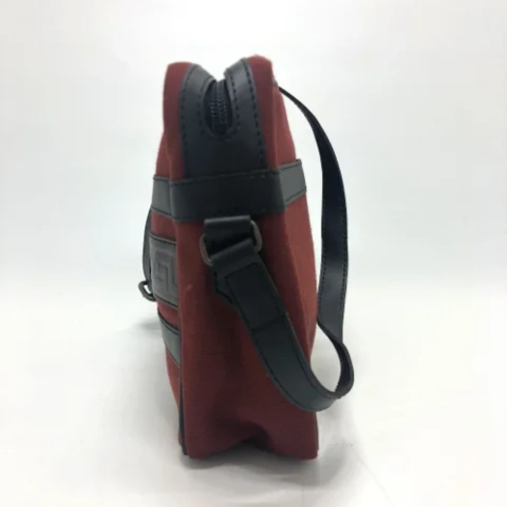 Yves Saint Laurent Vintage Pre-owned Fabric shoulder-bags Red Dames