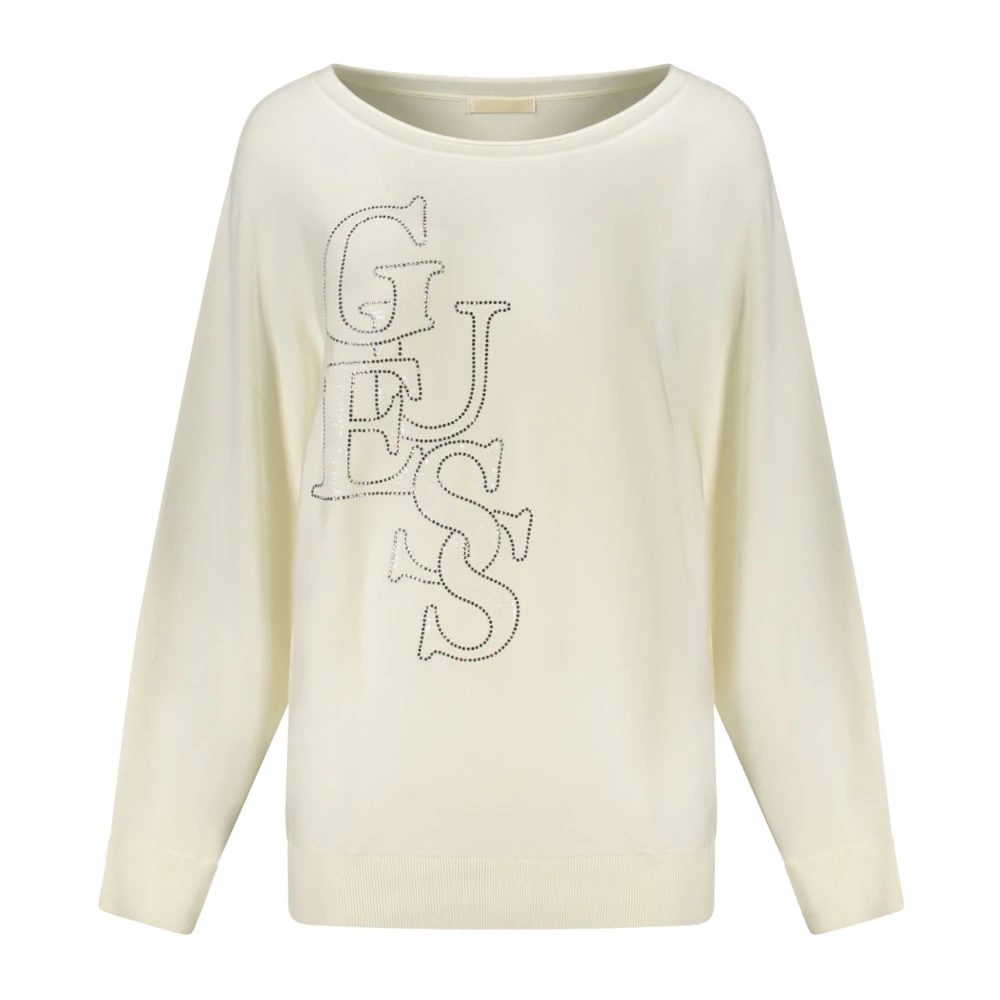 Guess Women's Blanc Batwing Sleeve Jumper For Esmeralda - Image 3
