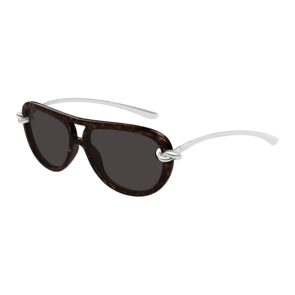 Bottega Veneta Women's Brown Aviator Sunglasses
