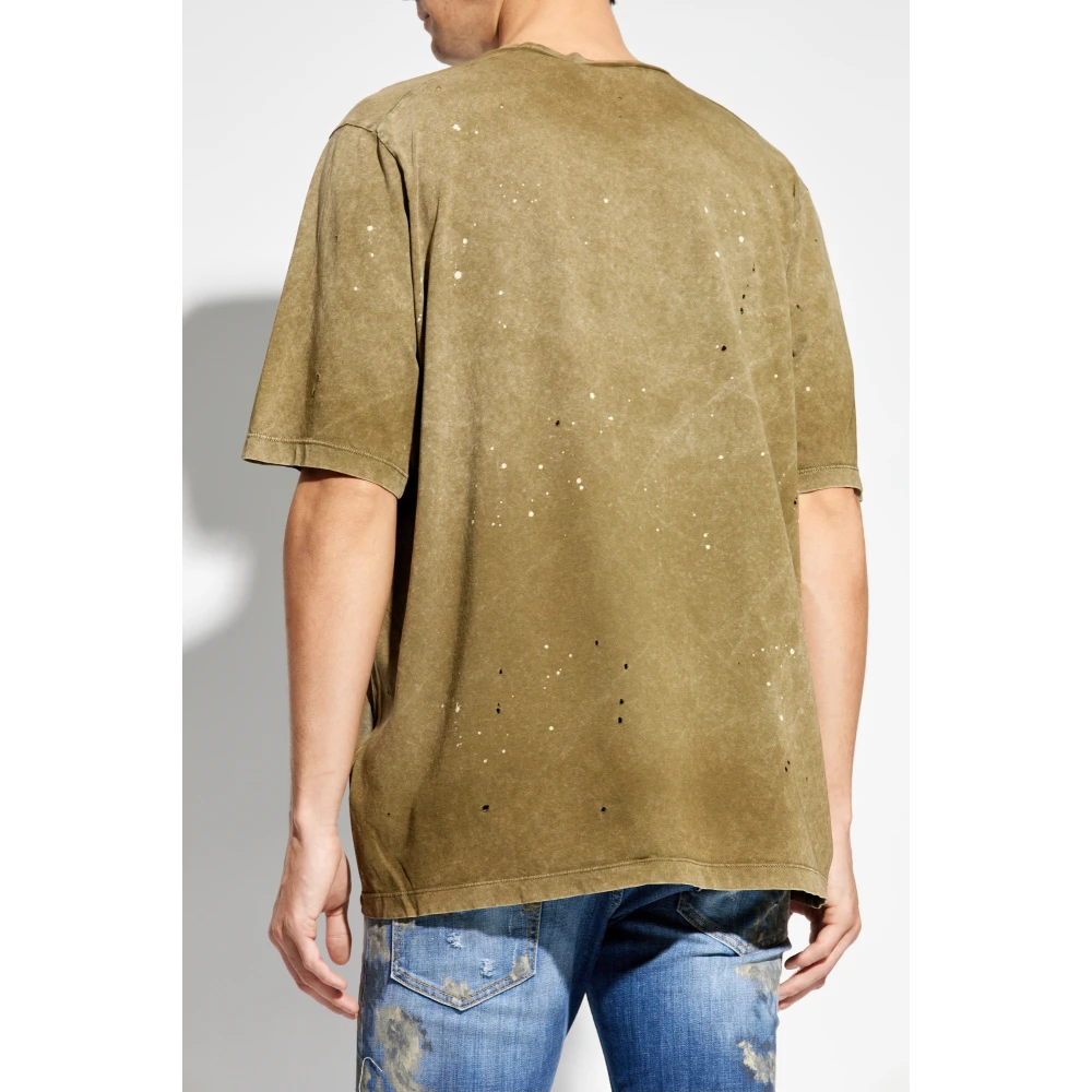 Dsquared2 Katoenen t-shirt Green Heren