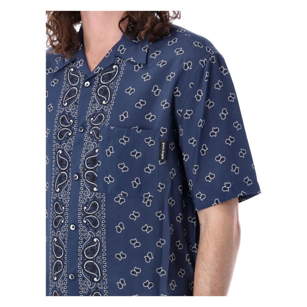 Palm Angels Paisley Bowling Shirt Multicolor Heren