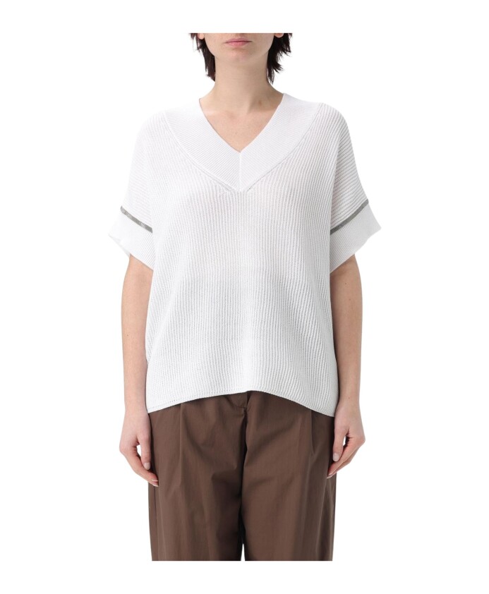 pull-blanc-en-maille-cotelee-a-manches-courtes